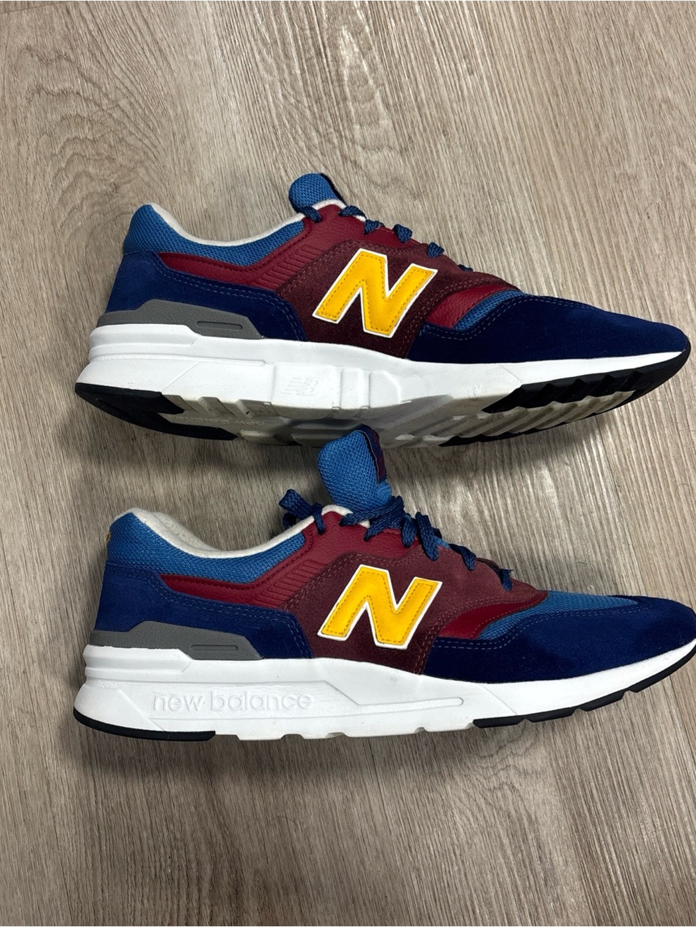 Men's New Balance 997H / Size 13 / Burgundy Navy Retro Classic Preppy